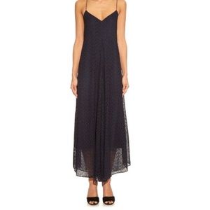 Tibi Navy Eyelet Cami Dress